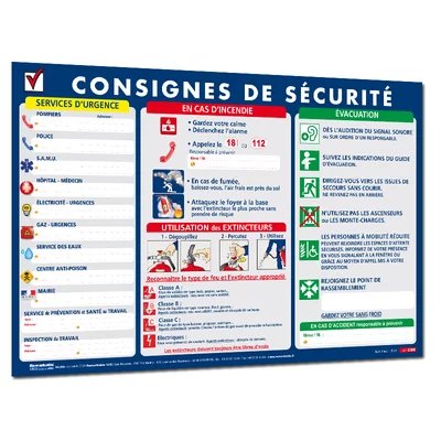 Consignes de sécurité