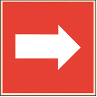 PVC flèche de direction