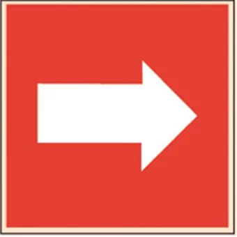PVC flèche de direction