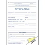 Rapport de retard tripli