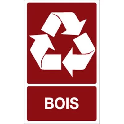 Panneau recyclage bois