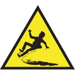 Adhésif danger risque de chute