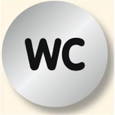 Signalétique alu WC