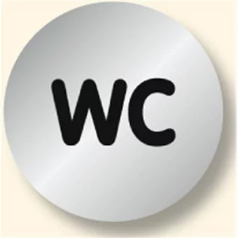 Signalétique alu WC