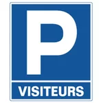Plaque parking visiteurs