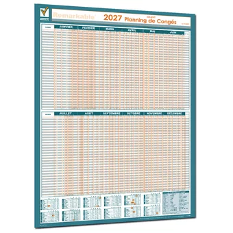 Planning des congés 2027
