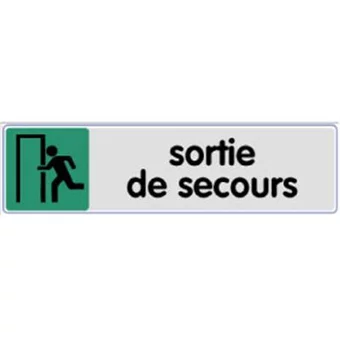 Signalétique sortie secours gauche