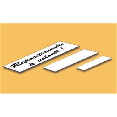 Lot De 50 étiquettes Magnétiques 76x25 Mm - Porte-étiquettes Réutilisables Pour étagères Métal, Bureau, Entrepôt - 12