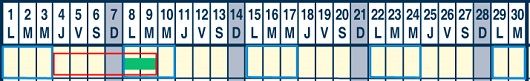 Planning des congés - figure Planning des congés - figure