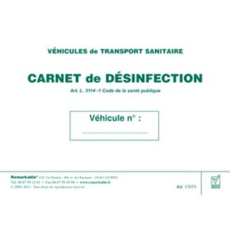 CARNET DE BORD VEHICULE TRANSPORTS
