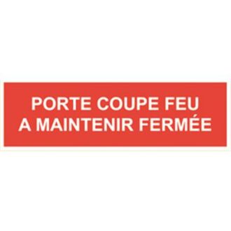 PANNEAU PVC MAINTENIR FERMÉE INFORMATION