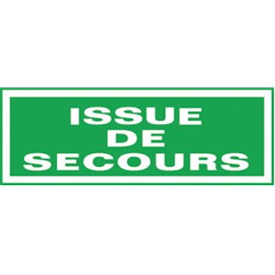PVC ISSUE DE SECOURS INFORMATION
