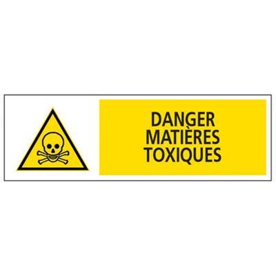 DANGER MATIERES TOXIQUES DANGER