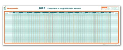 PLANNING D’ORGANISATION ANNUEL GÉANT 2023 PLANNINGS ANNUELS