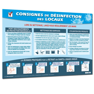 CONSIGNES DESINFECTION DES LOCAUX COVID-19